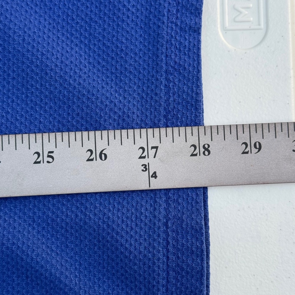 Speedo Men's Blue Athletic Tank Top Large Mesh Made in USA Vintage - Picture 6 of 7